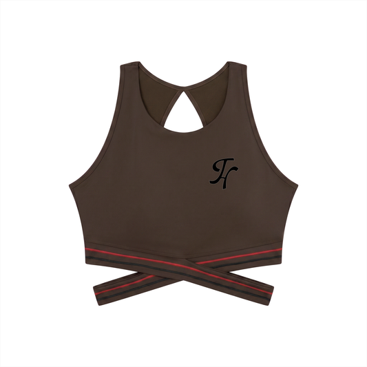Women’s Criss-Cross Band Sports Bra